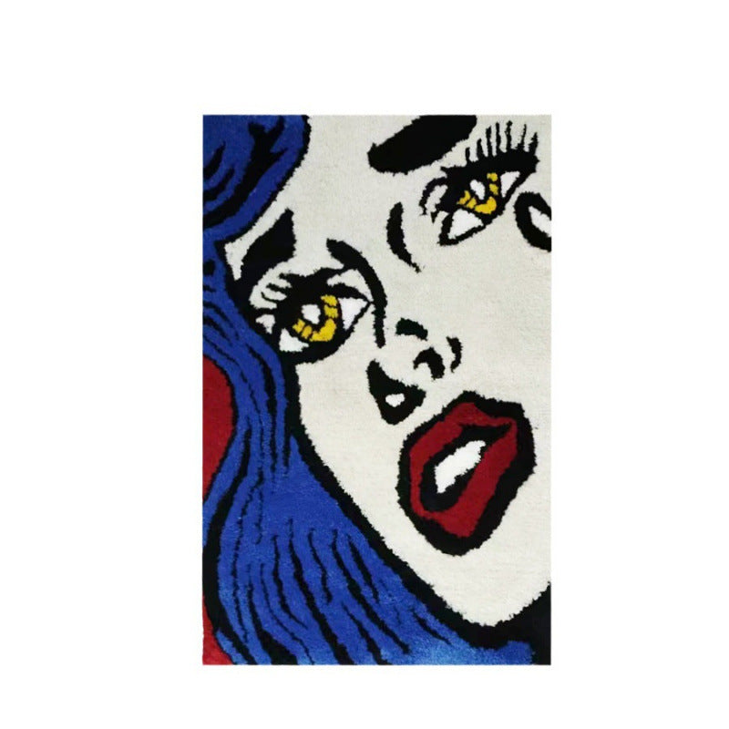 Tufted Embroidered Flocking Carpet