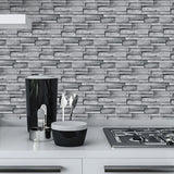 Backsplash Light Grey Bathroom Decoration And Accessories Wall Sticker