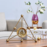 Triangle Metal Clock