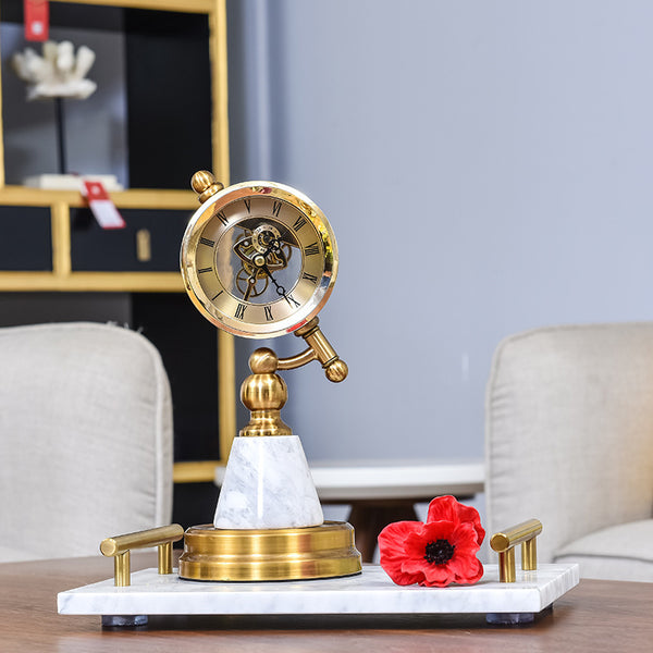 Triangle Metal Clock