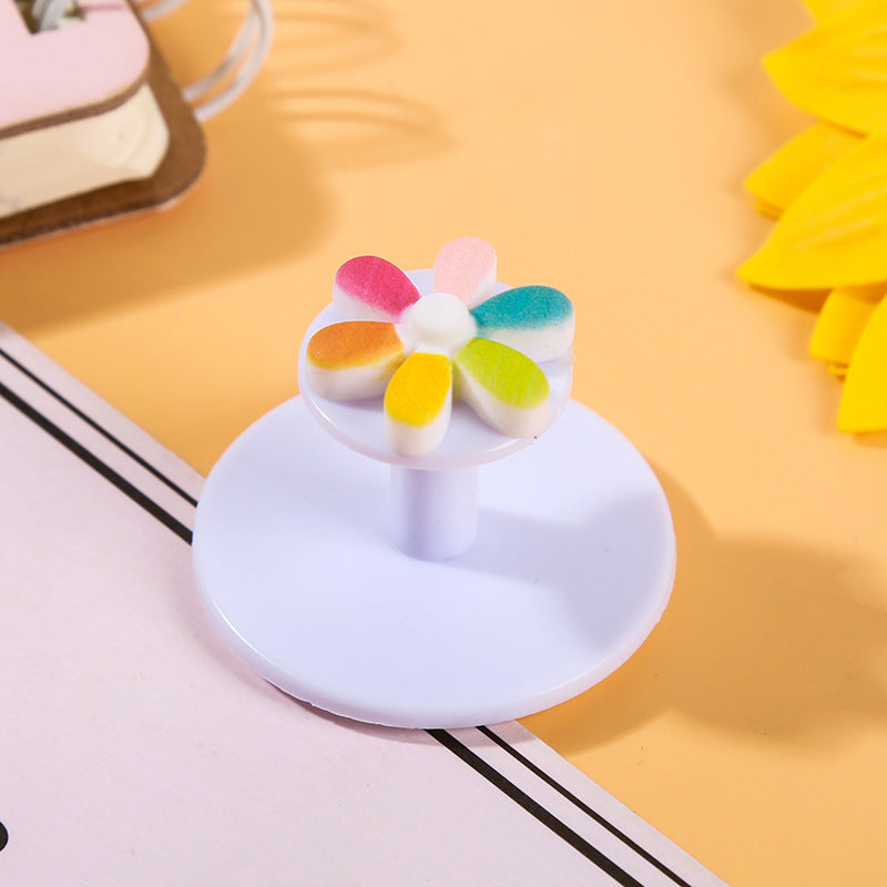 Toilet Handle Lift Lid Accessories Cartoon Cute Uncovered Toilet Lift