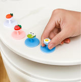 Toilet Handle Lift Lid Accessories Cartoon Cute Uncovered Toilet Lift