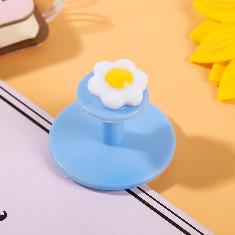 Toilet Handle Lift Lid Accessories Cartoon Cute Uncovered Toilet Lift