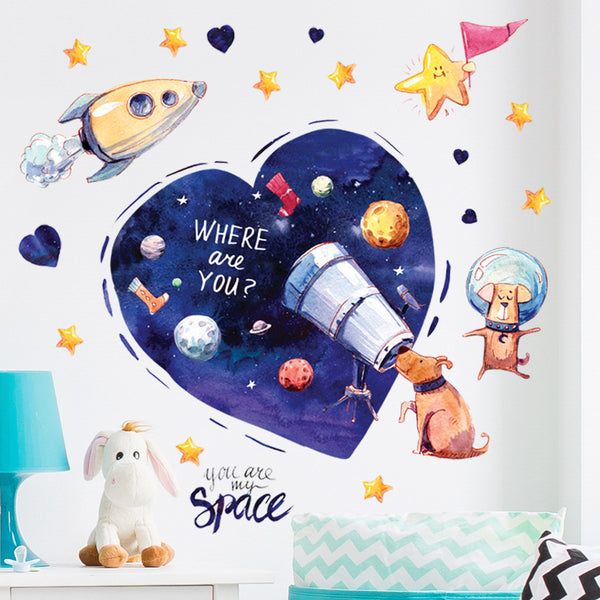 Boy wallpaper sticker decoration