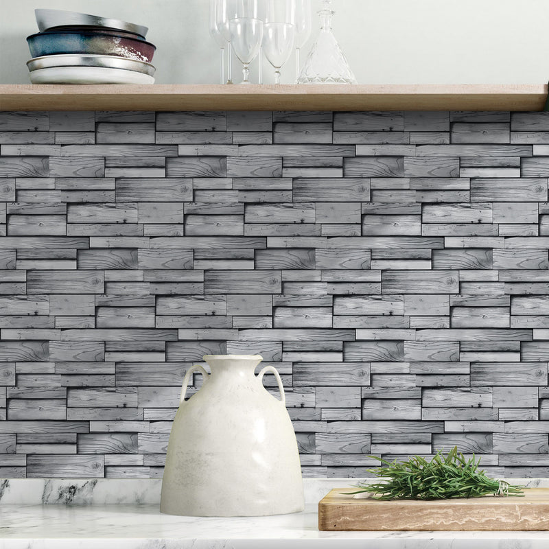 Backsplash Light Grey Bathroom Decoration And Accessories Wall Sticker