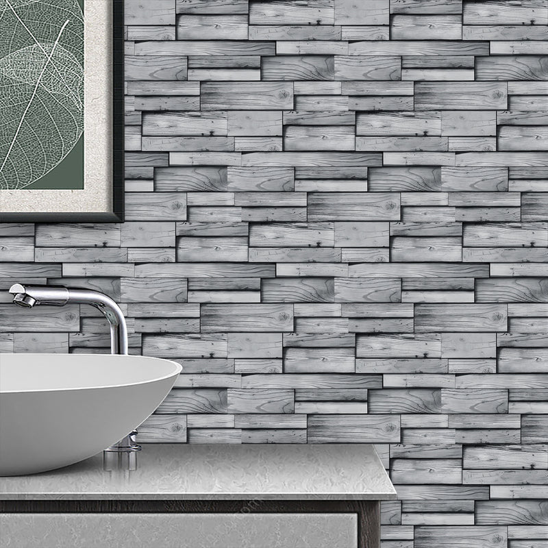 Backsplash Light Grey Bathroom Decoration And Accessories Wall Sticker
