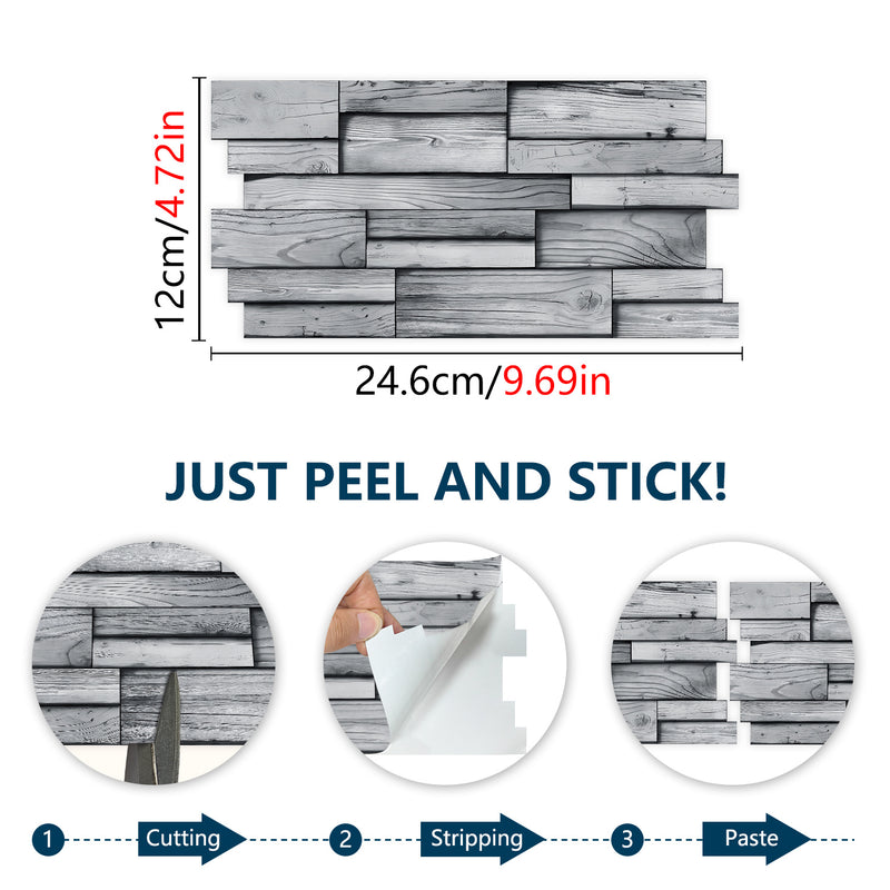 Backsplash Light Grey Bathroom Decoration And Accessories Wall Sticker