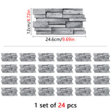 Backsplash Light Grey Bathroom Decoration And Accessories Wall Sticker