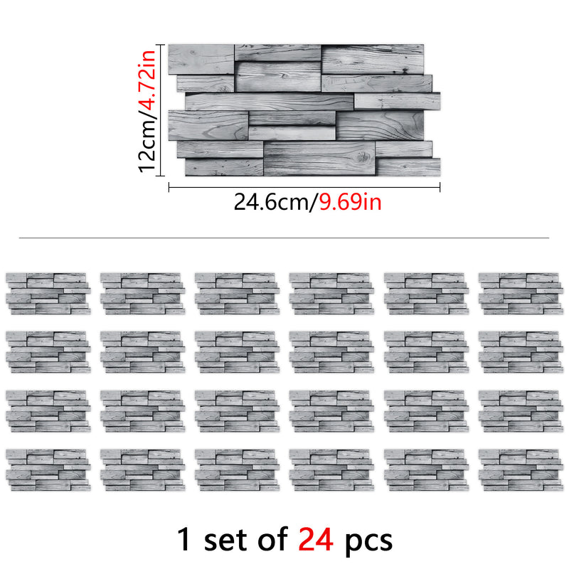 Backsplash Light Grey Bathroom Decoration And Accessories Wall Sticker