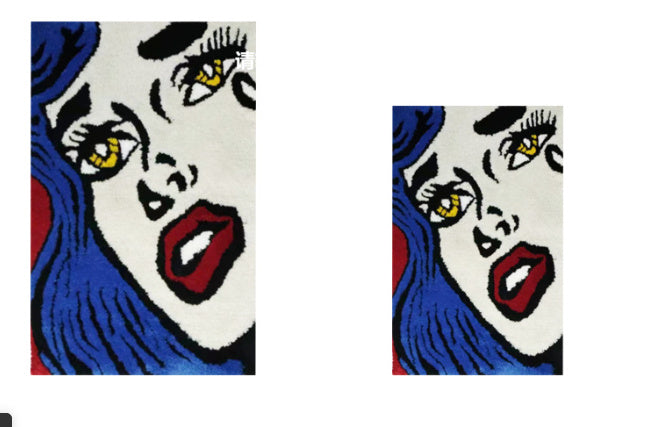 Tufted Embroidered Flocking Carpet