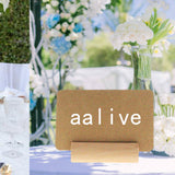 Clip Number Plate Wooden Crafts Home Accessories