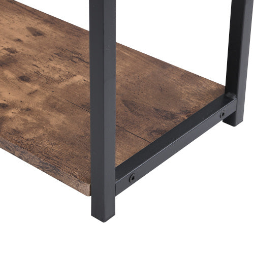 Industrial Bar Table Set With 2 Chairs