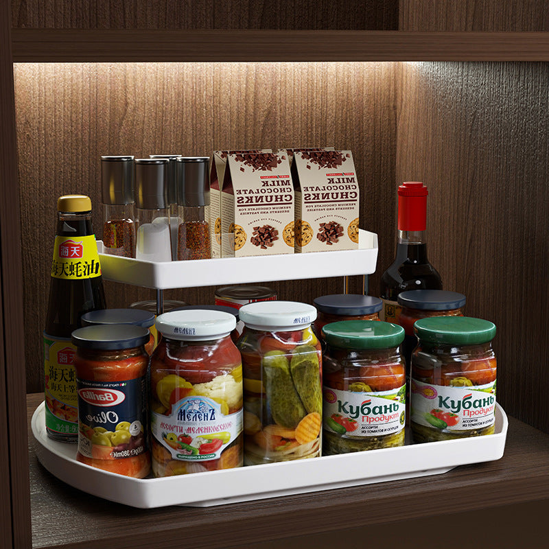 Kitchen Refrigerator Rotating Dining Tray Refrigerated Drinks