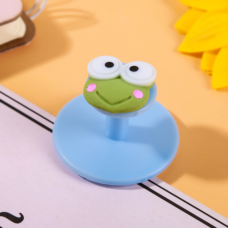 Toilet Handle Lift Lid Accessories Cartoon Cute Uncovered Toilet Lift
