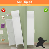 Kitchen Pantry Cabinet, 67in Tall Arched Storage Cabinet With Doors And Shelves