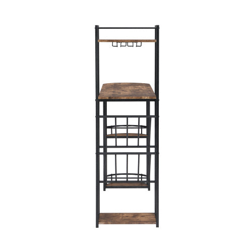 Industrial Bar Table Set With 2 Chairs