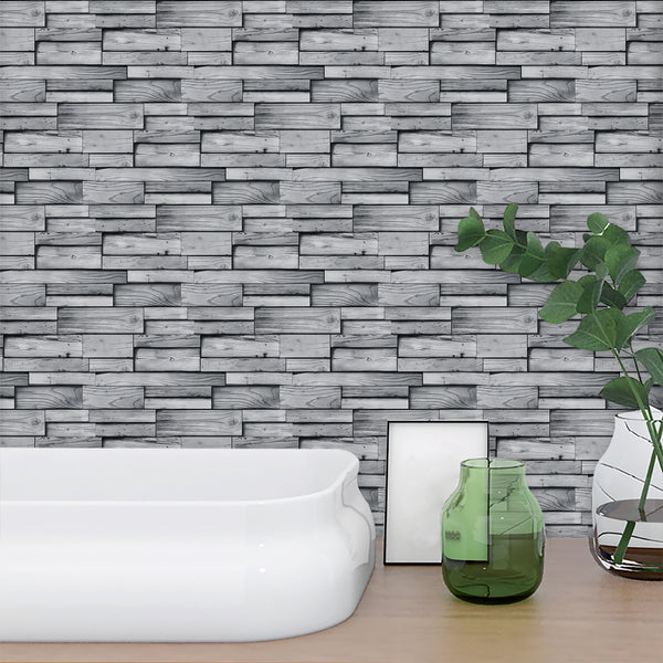 Backsplash Light Grey Bathroom Decoration And Accessories Wall Sticker