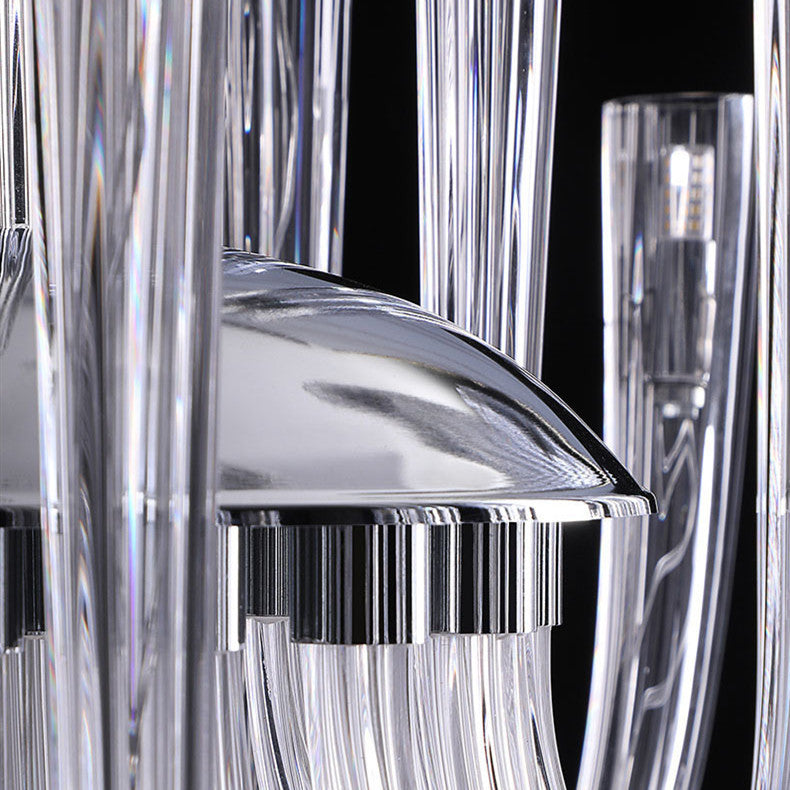 Creative Restaurant Duplex Building Glass Main Lamps